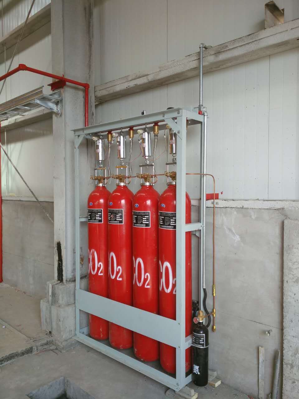 EMP70高压二氧化碳自动灭火系统 高压CO2气体灭火装置 机床灭火
